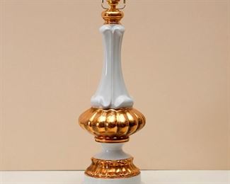  Hollywood Regency era Ceramic Table Lamp