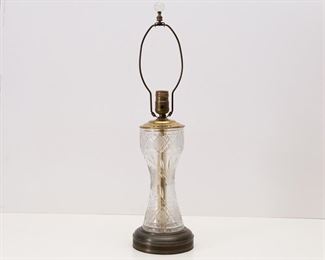 Cut Glass Antique Lamp
