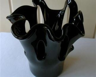 Modernist Biomorphic Glass Vase