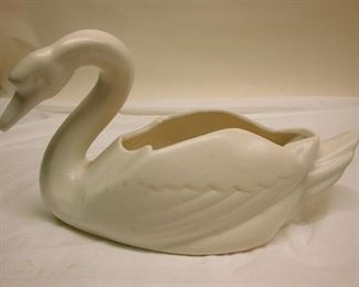 Bauer Pottery Large Swan Planter