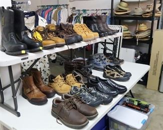 Work shoes and boots