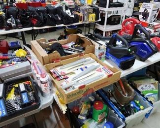 Kobalt battery powered blowers and other tools