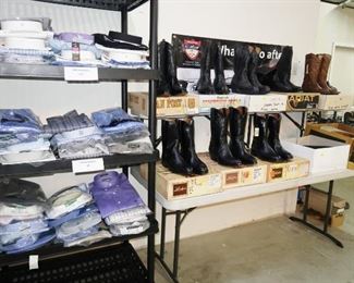 Dress shirts and cowboy boots