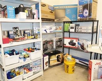 Household electronics, toiletries