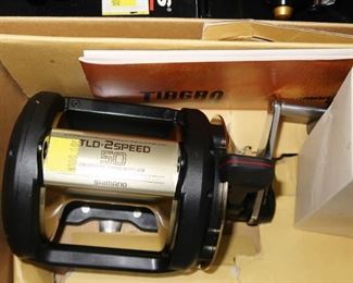NIB Shimano TLD-50 2 speed reel