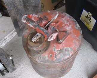 Steel Gas Can - Vintage
