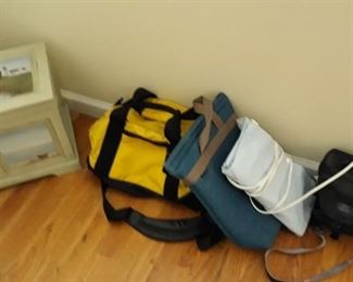 back packs, coolers