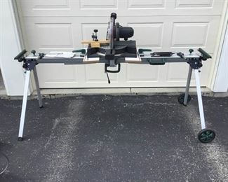 Mitre Saw Stand with Saw