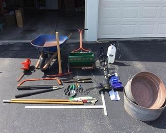 Weed Wacker and Garden Lot