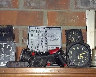 Vintage Army flight instruments