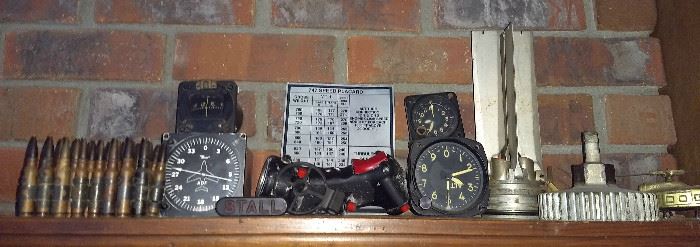 Vintage Army flight instruments