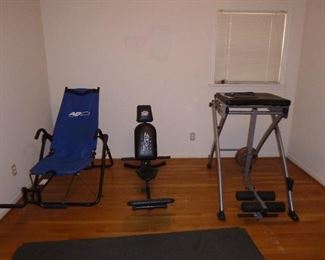 some exercise equipment