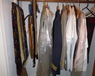 some old commercial pilot uniforms