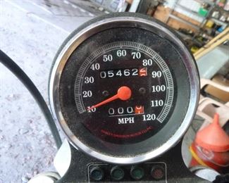 Just 5462 miles on this Harley