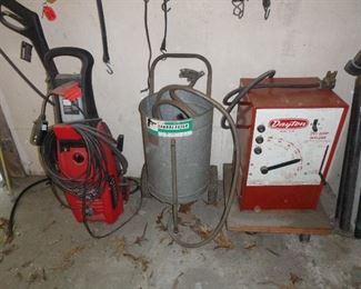 pressure washer, sandblaster & arc welder