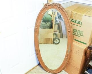54. Vintage Oval Mirror