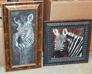 60. Two 2 Portraits of Zebras
