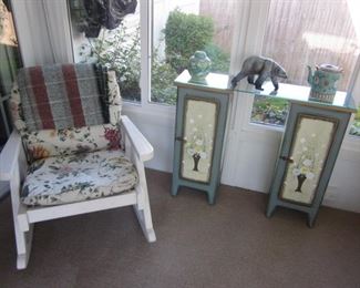 Rocker indoor or outdoor cabinets and more
