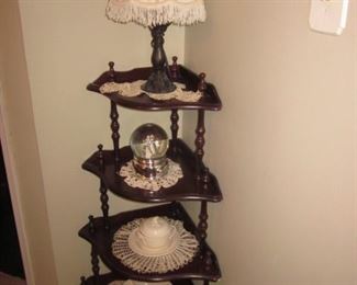 four tier corner shelving