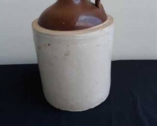 Antique Stoneware Crock Jug with handle