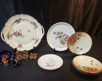 Assorted Fine China and decorative items Limoges, Lourioux