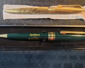 4 commemorative pens 14K gold filled cross pen