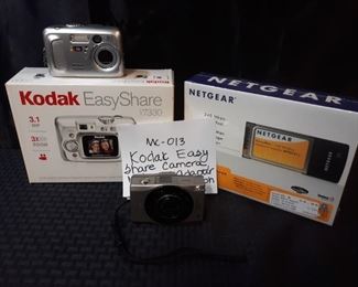 Kodak Easy Share CX 7330 Digital Camera, Netgear WiFi Adapter Canon ELPH 370Z