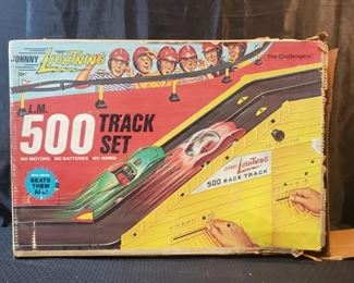 Vintage Johnny Lightning 500 Track Set