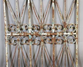19th Century Wrought Iron Panel