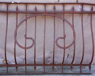 French Louis XVI Style Wrought Iron Balcony
