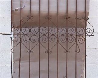 French Wrought Iron Panel