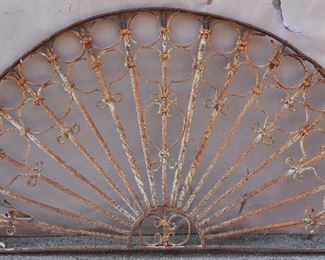 French Colonial 19th Century Iron Transom