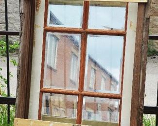 Antique Wood Single Windows