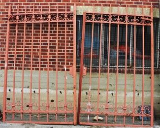Pair of Wrought Iron Driveway Entry Gates