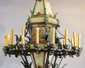 Spanish Colonial Style Palatial Chandelier