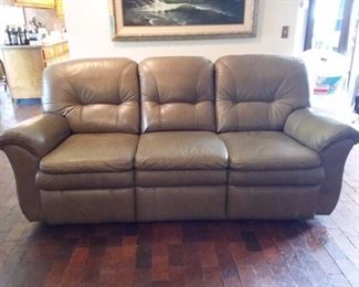 LaZBoy 2 Recliner Leather Couch