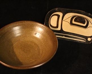 Judy Cranmer (1935-2009) Northwest Coast Haida style pottery
