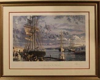 John Stobart pencil signed  and numbered print