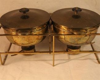 Tommi Partzinger chafing dish set by Dorlyn