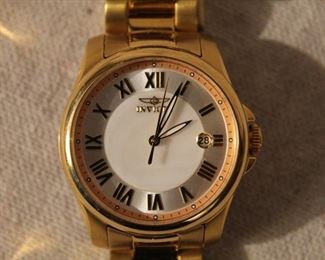 Invicta Angel pearl dial watch