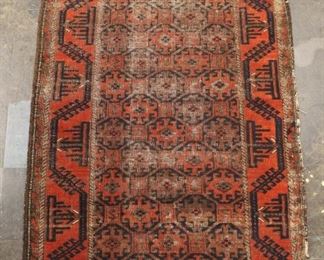 Antique Tribal Afghan Balouch rug
