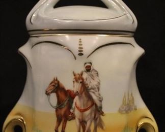 Royal Bayreuth porcelain tobacco  humidor jar