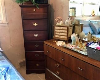 Bedroom dresser and lingerie chest.