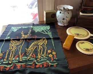 Sweet embroidered pillow topper.