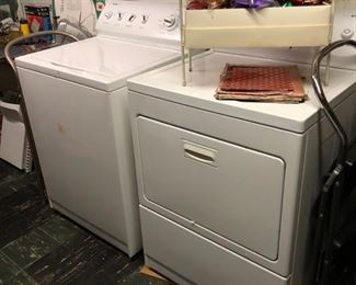 Kenmore washer and dryer.