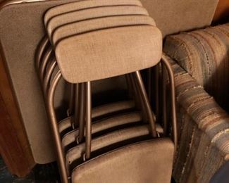 Vintage card table and chairs.
