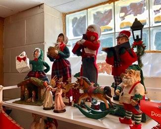 Byers Choice carolers.