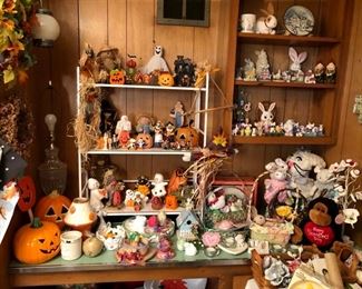 Halloween, Thanksgiving & Easter.