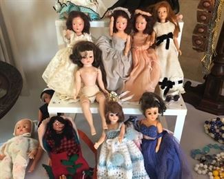 Vintage Dolls, Barbie. Skipper. Madame Alexander.