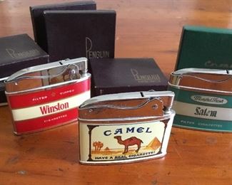 Vintage Penguin Superlighter lighters made in Japan
